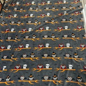 Berkshire Halloween Owl Themed Super Soft Throw Blanket